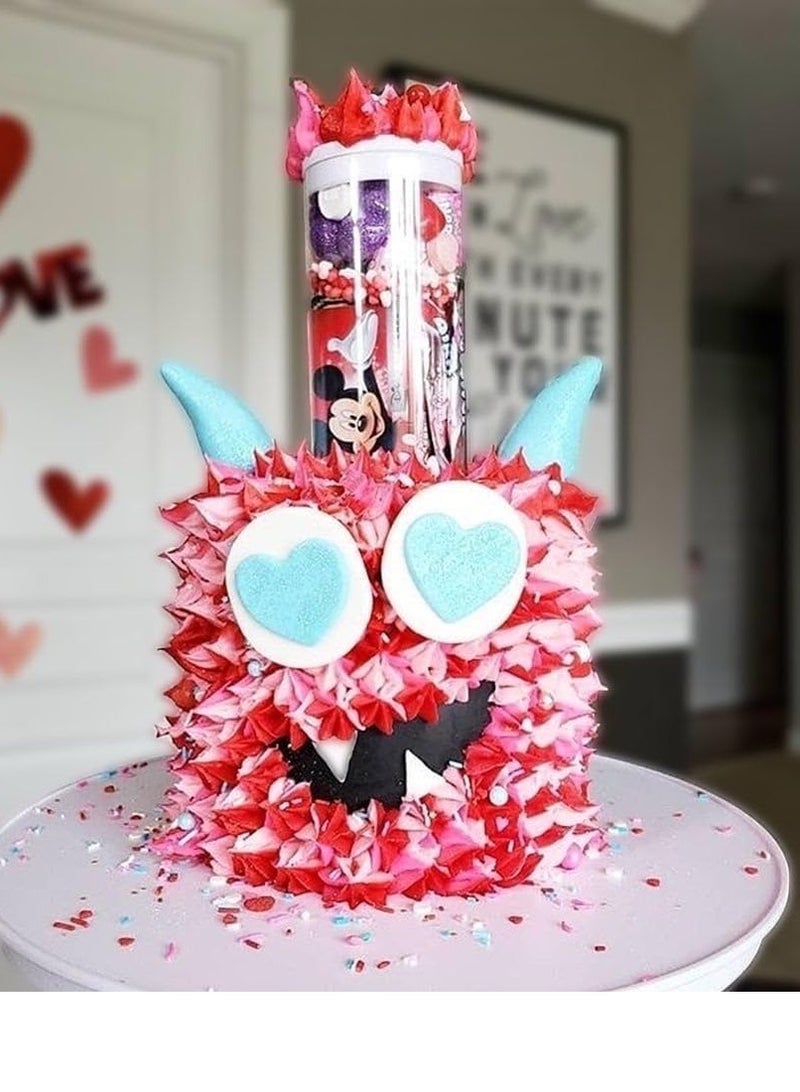 فاين ديكور حامل كيك وحلويات بقاعدة للكب كيك والمعجنات، ملحق عرض الكيك لحفلات الزفاف واعياد الميلاد والاحتفالات - ابيض - Image 5