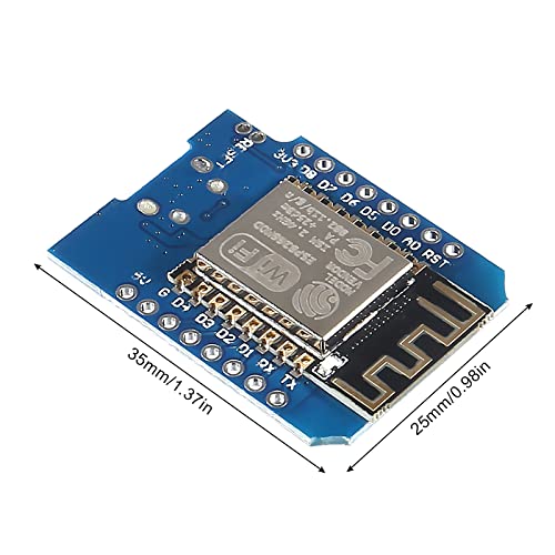 Coliao 10pcs ESP8266 ESP-12F NODEMCU LUA Mini Wireless D1 Module Nodemcu Lua 4M Bytes WLAN WiFi Internet Development Board Compatible with WeMos D1 Mini Nodemcu Lua - Image 4
