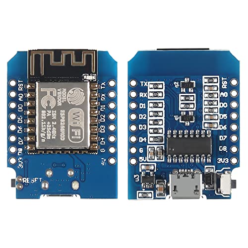 Coliao 10pcs ESP8266 ESP-12F NODEMCU LUA Mini Wireless D1 Module Nodemcu Lua 4M Bytes WLAN WiFi Internet Development Board Compatible with WeMos D1 Mini Nodemcu Lua - Image 3