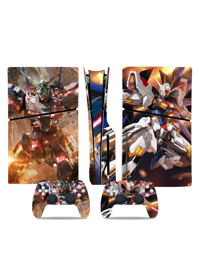 Generic - PS5 Slim Disc Edition Console and Controller Skin Sticker Set - Image 1