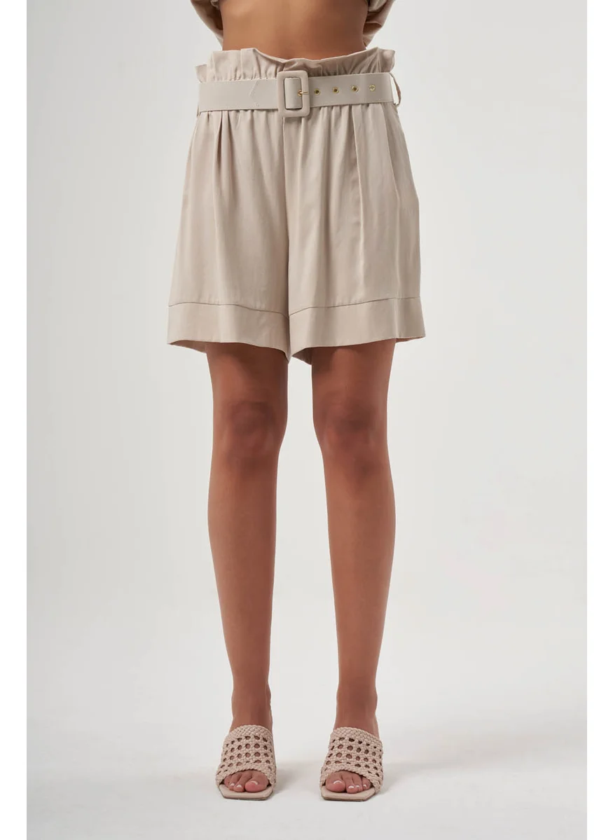 ميزال TENCEL BELT SHORTS