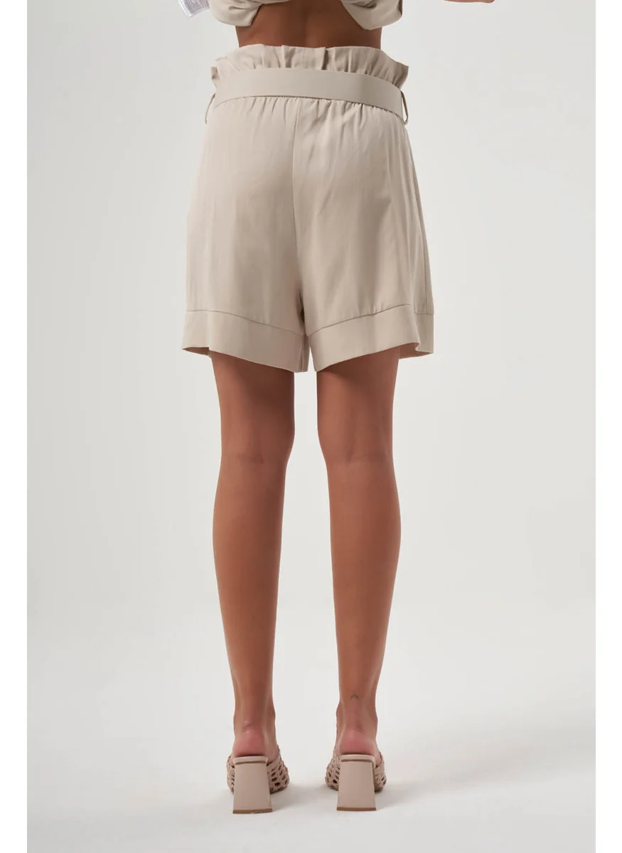 ميزال TENCEL BELT SHORTS