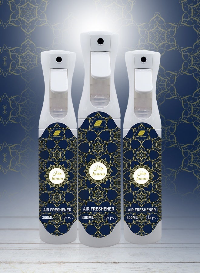 ARD PERFUMES Janan Air Freshener Spray for Home, Office & Car - 300ml - Image 1