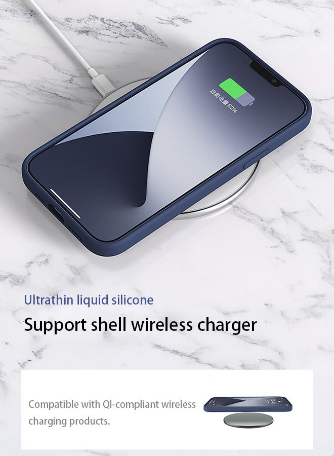 iPhone 16 Pro Mobile Case Cover with Soft Liquid Silicone Protection Anti-Scratch Shockproof Accessories with Microfiber Lining,Slim Protective Back Cover with Comfortable Hold Touch Feeling and Anti-fingerprint - Image 3