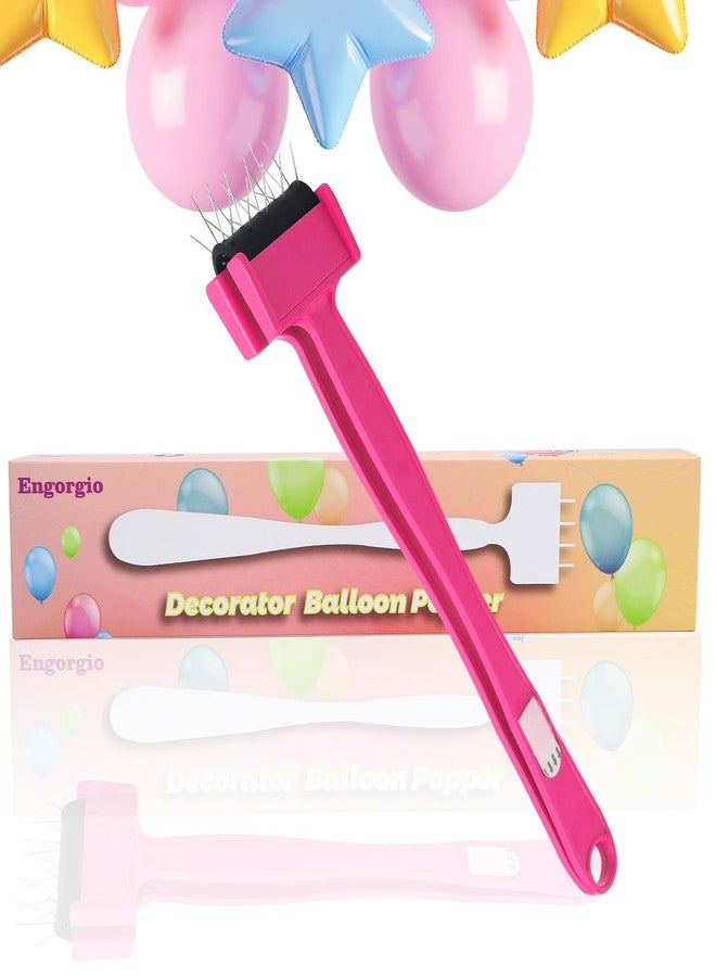 Engorgio Balloon Burster Stick Popper Tool Removal Kit with 20 Steel Pins, Effectivly Deflating Balloons，Party Supply Tool Kit for Parties, Events, and Games (red) - Image 1