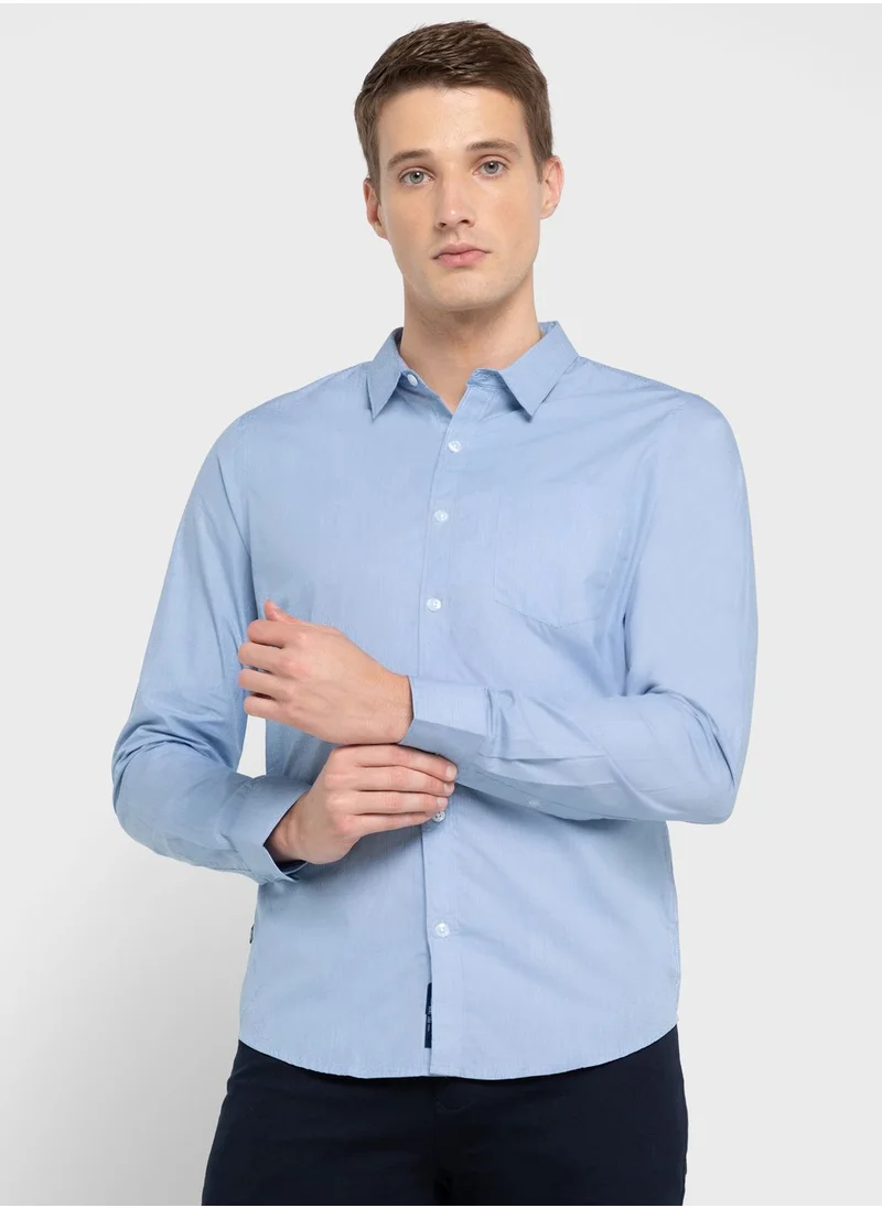 Thomas Scott Thomas Scott Classic Slim Fit Casual Shirt