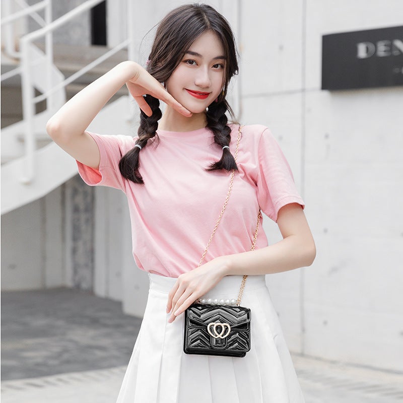 Mini Jelly Bag Portable Small Mouth Red Envelope Pvc Love Pearl Bag Women Bag Ladies Messenger Bag - Image 5