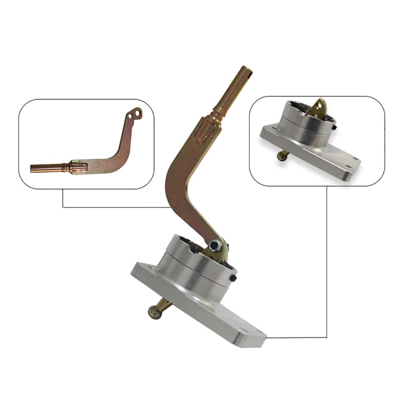 Short Shifter: Premium Silver Aluminum Alloy Lever Shifter - Faster Shift Throw Adjustable Shift Stops for Holden Commodore Pontiac GTO Vauxhall Monaro Chevrolet Lumina Vehicle Upgrade - Image 3