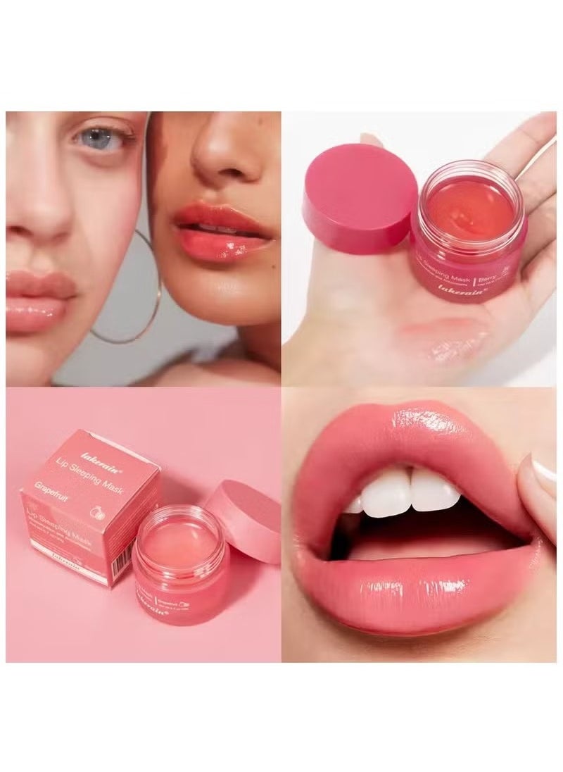 lakerain 20g Moisturizing Lip Mask Night Sleeping Lips Care Maintenance Fades Lip Lines Relieves Lipitis Lip Care Products  - Image 2