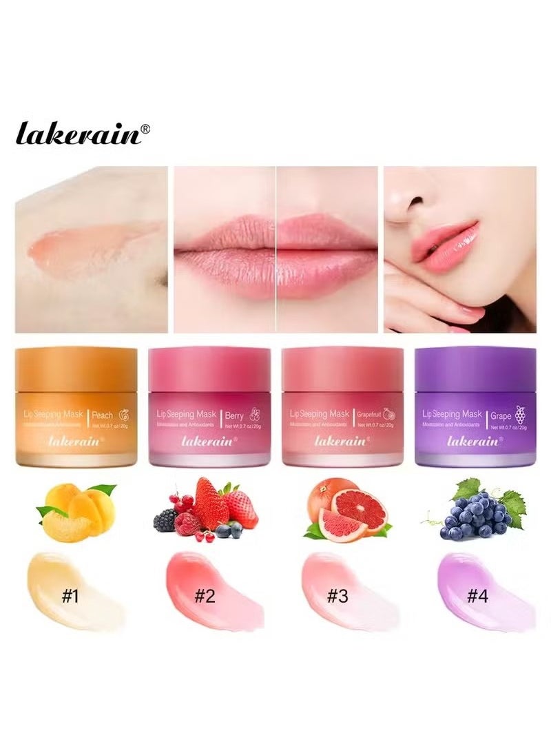lakerain 20g Moisturizing Lip Mask Night Sleeping Lips Care Maintenance Fades Lip Lines Relieves Lipitis Lip Care Products  - Image 5