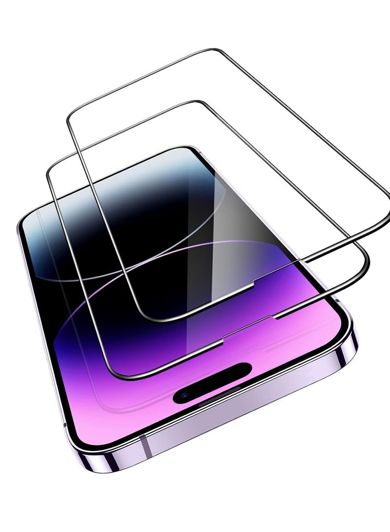 AS2 iPhone 14/13/13 Pro  tempered glass Clear Screen protector - 6.1 inch  - (2 Pack Set) - Image 1