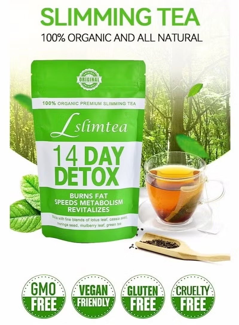 Detox Tummy Tea Bags, Support Healthy Digestive and Metabolism,14 bags