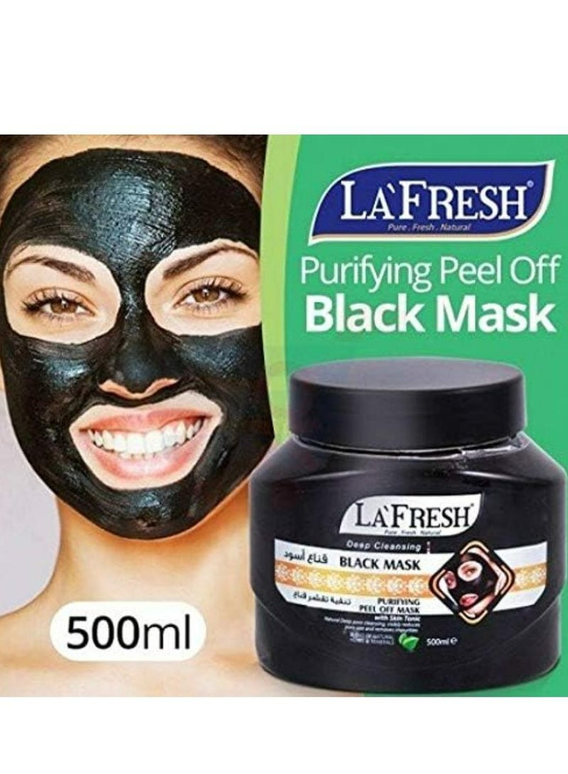 LA FRESH Purifying Peel off Mask Black 500 ML