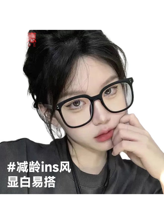 Boshide Blue Light Blocking Glasses Square Frame Fashion Oversized Glasses For Women Men Black Frame - Image 3