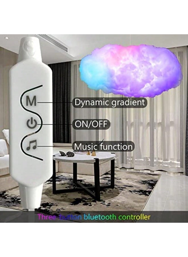 RGB Music Sync Cloud Light - Smart Cloud Lamp with Remote & APP Control, 16 Million Colors, Dynamic Gradient, Perfect for Bedroom Living Room Gaming Room - Image 4