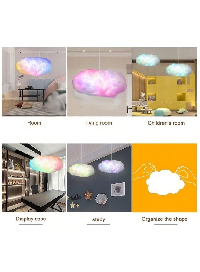 RGB Music Sync Cloud Light - Smart Cloud Lamp with Remote & APP Control, 16 Million Colors, Dynamic Gradient, Perfect for Bedroom Living Room Gaming Room - Image 2