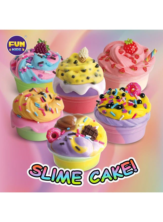 FUN KIDZ دلو سلايم زبدة حليبي 4 رطل هدية للفتيات، مجموعة سلايم كبيرة ناعمة بيضاء معطرة 64 أونصة سائلة من فن كيدز مع 29 إضافة متنوعة هدية عيد ميلاد مثالية للأطفال من عمر 6 سنوات فما فوق - Image 3