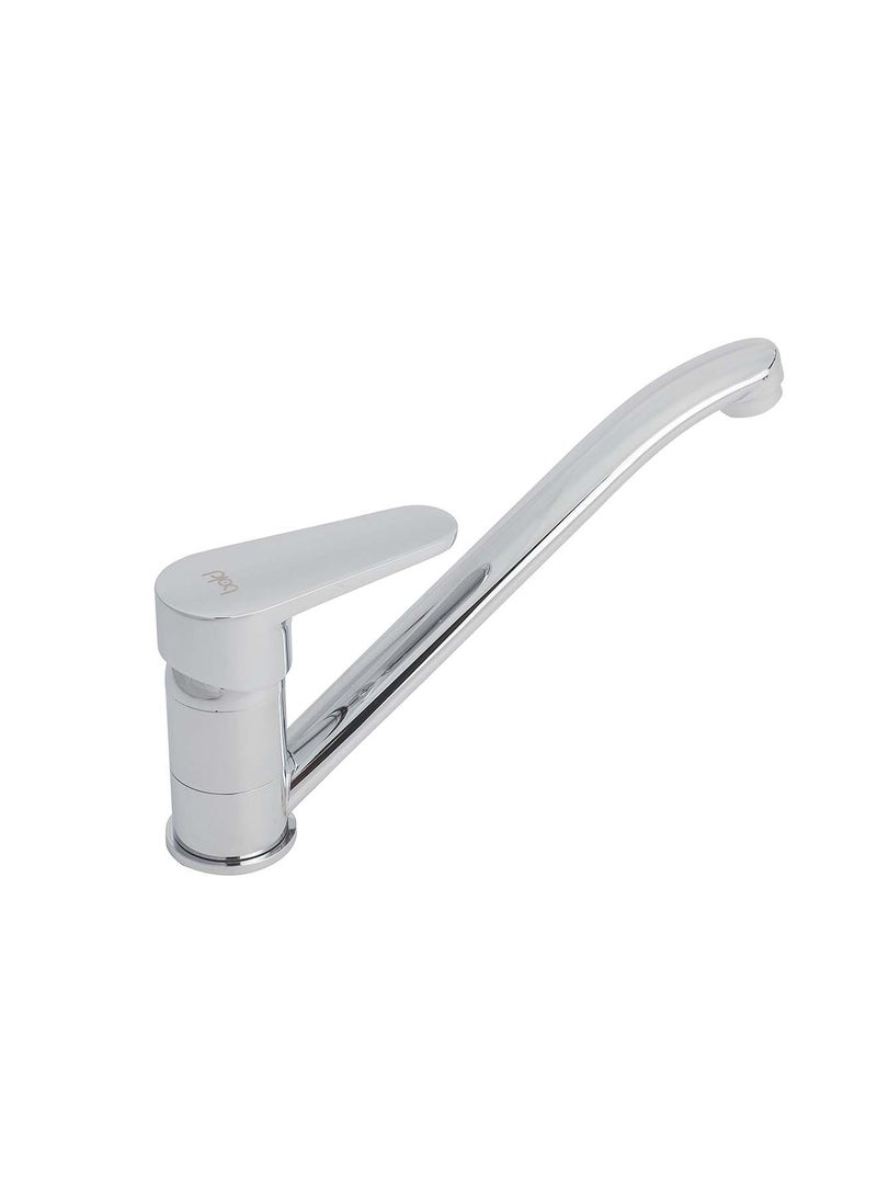 Bold Adour Sink Mixer – High-Quality Brass with Chrome Finish for Durability & Corrosion Resistance – Smooth Move Technology for Precise Control, Industrial & Commercial Use – Silver - Image 1