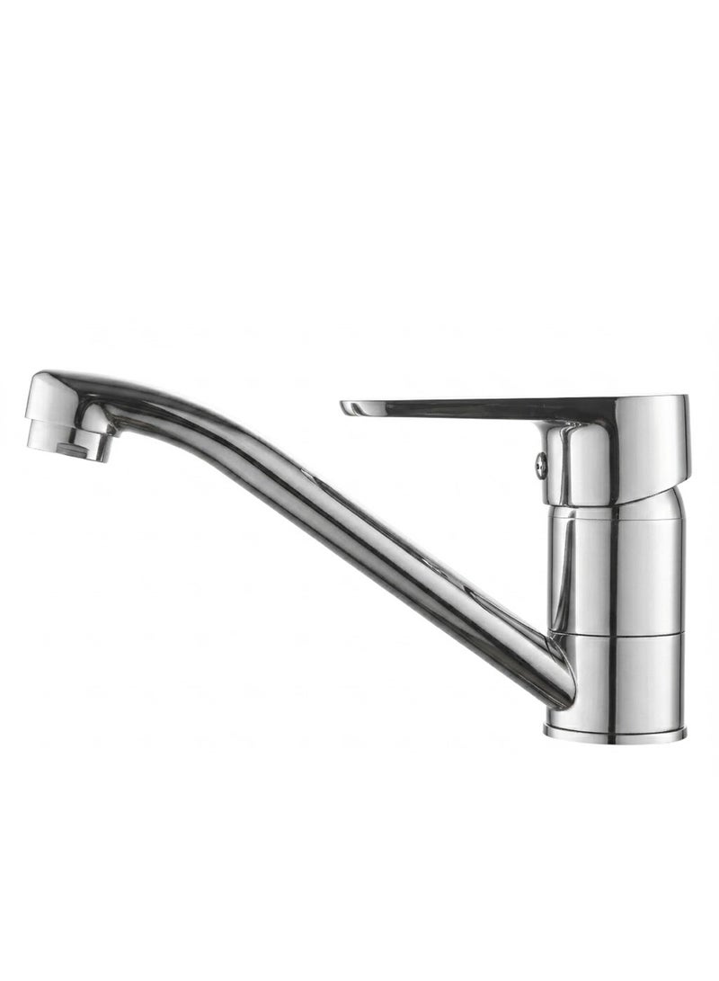 BOLD Adour Sink Mixer Tap | Heavy-Duty Solid Brass Construction | Premium Chrome Finish | Smooth Move Technology for Precise Water Control | Contemporary Single-Lever Design for Kitchen & Commercial Use | Easy Installation - Image 5