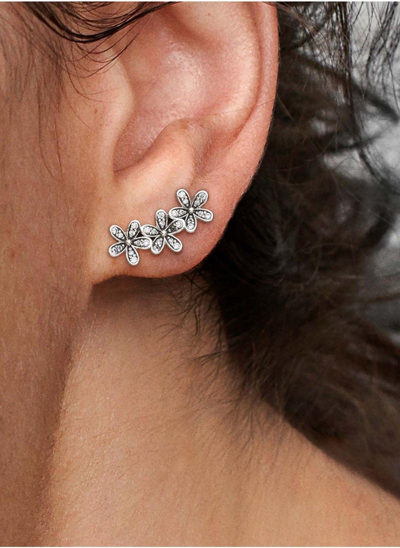 باندورا أقراط دبوسية زهر البنفسج - Image 3