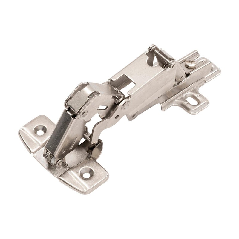 Hickory Hardware P5120-14 Euro Cabinet Concealed Hinge - Self Closing Feature - Full Overlay Frameless Design with 165° Opening - Easy Installation Hinge - Polished Nickel Finish 1 Set of Pair - Image 3
