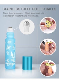 Y&D Essential Oil Roller Bottles, 10ml Roll on bottle with Stainless Steel Balls, Portable Refillable Clear Perfume Sample Opener and Dropper included  - Image 5