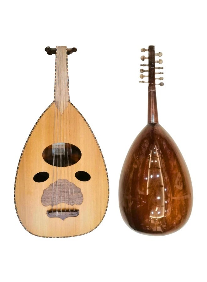 موسيقى الكرز عود موسيقي زرياب موديل عراقي رقم 0 وجه سيدار وظهر جوز