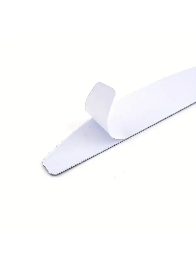 50 قطعة من مبردات الأظافر بحبيبات 80 مع لوح فولاذي، ورق صنفرة أسود قابل لإعادة الاستخدام من جانب واحد - Image 3