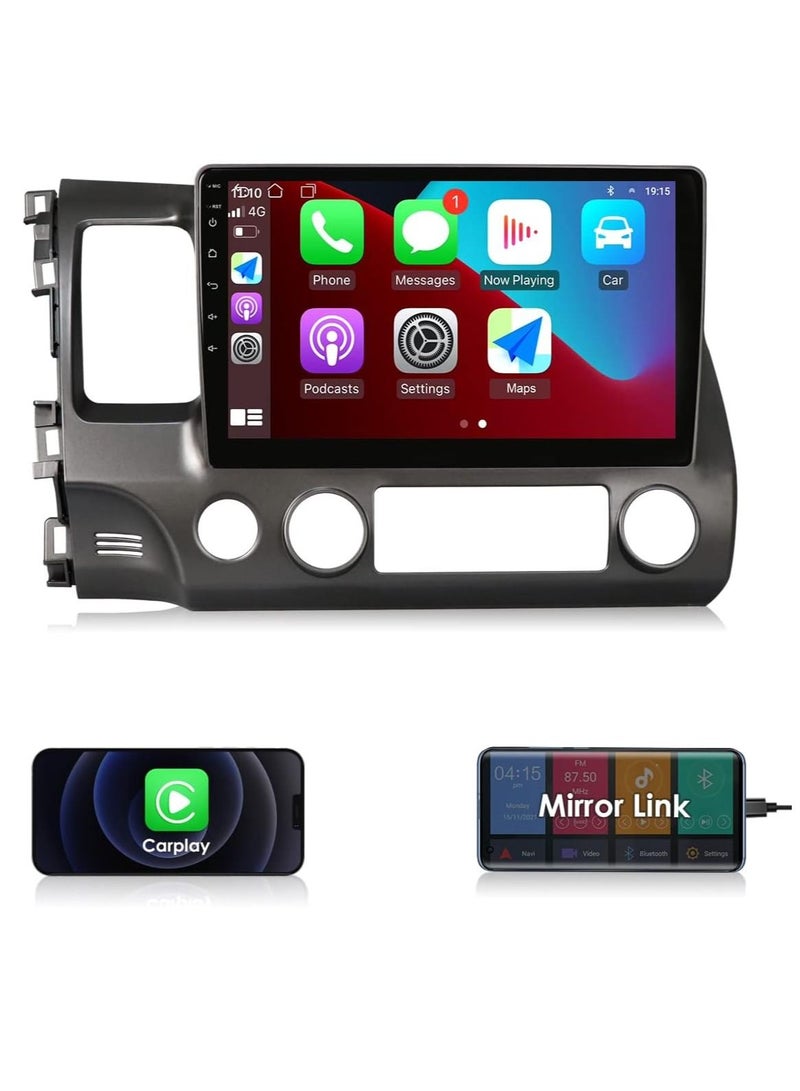 Android Screen for Honda Civic 2006-2011 Quad Core 2GB Ram 32 GB Rom Support Apple Car Play - Android Auto Wireless