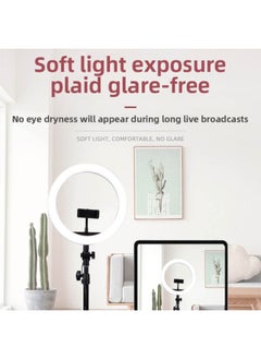 General Mobile Phone Fill Light LED Live Fill Light Selfie Light Artifact Round Beauty Ring Light Anchor Fill Light-Light Source Color:Fill Light 33cm  - Image 3