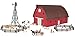 John Deere Round Barn Set 164 Scale Play Set with Accessories 73 Pieces - Image 2