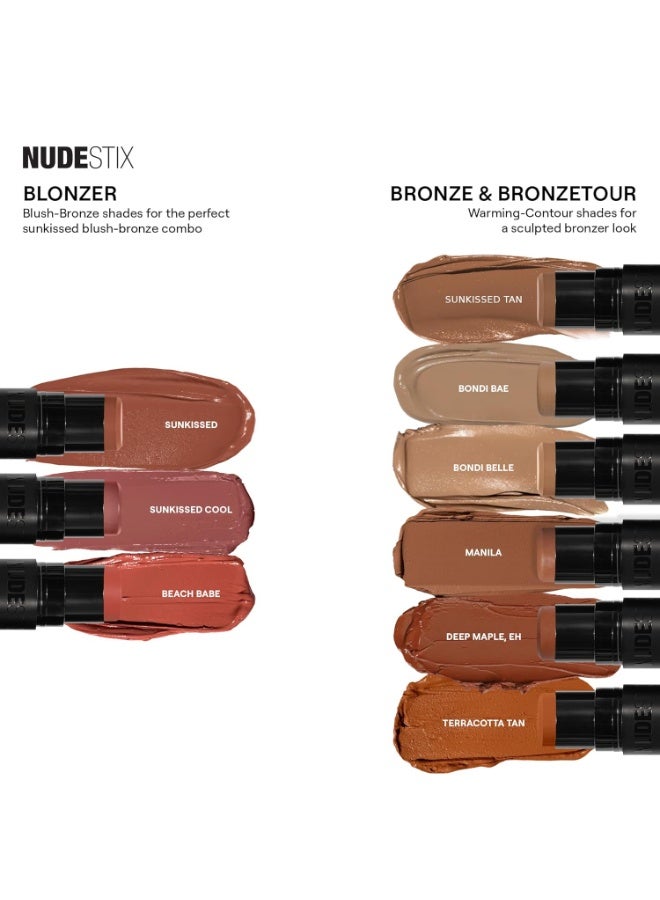 Nudestix Nudies Matte All Over Face Bronze Color - Sunkissed Cool 7 g - Image 4