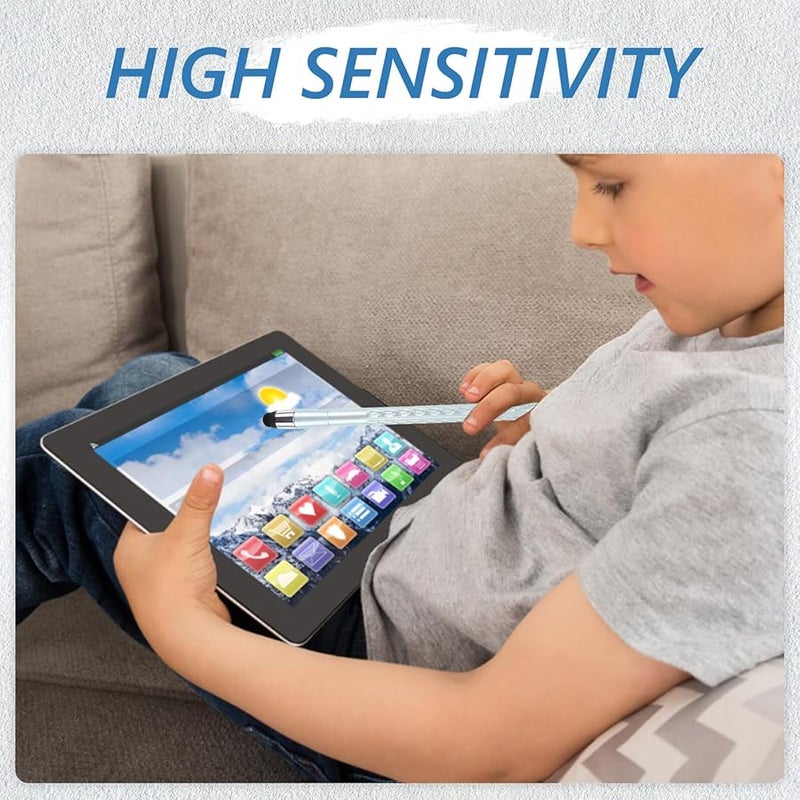Retractable Stylus Pen Black For Capacitive Touchscreens Tablets Smartphones Drawing Writing Note Taking - Image 4