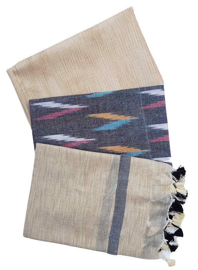 HAIDER ALI AND SONS Cotton Ikat Unstitched Suit Set for Women with Dupatta | Ikkat Salwar Suit Dress Material for Women - Image 2