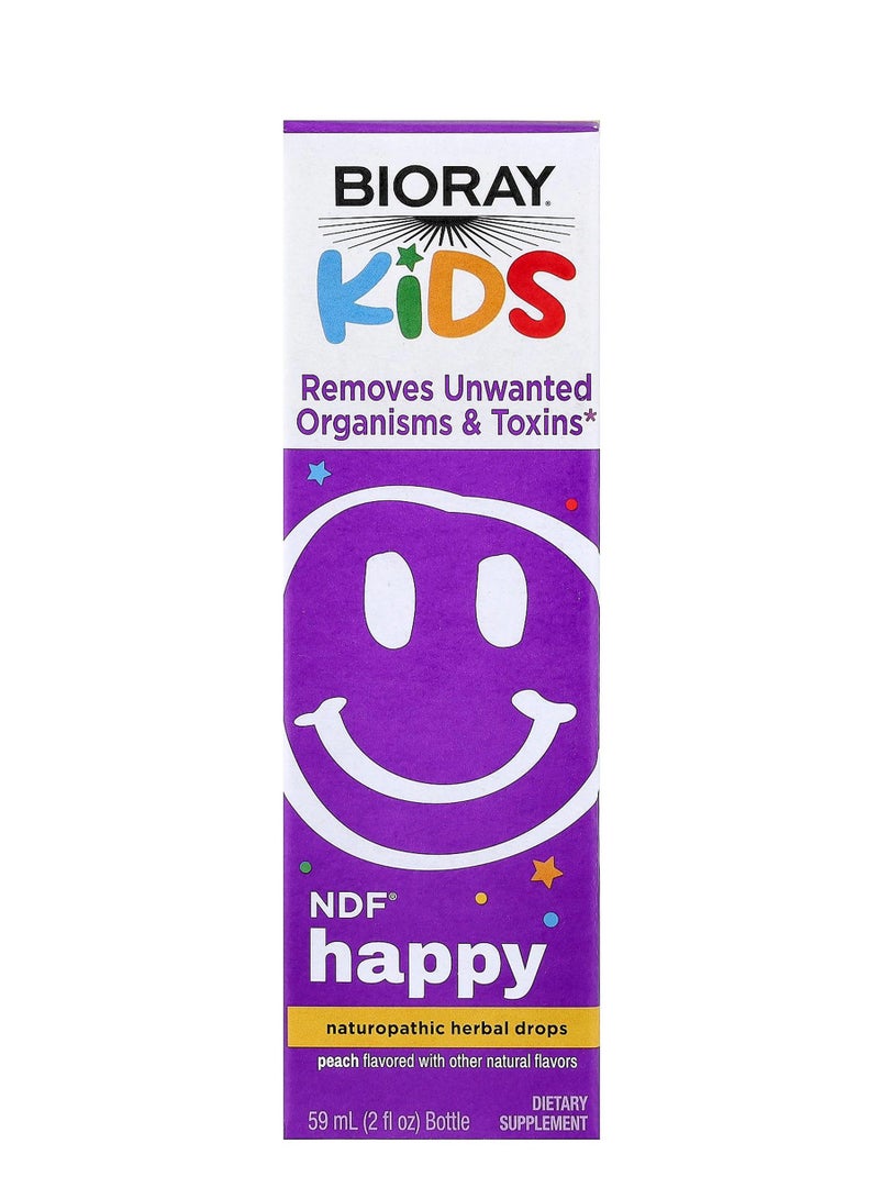 BIORAY Kids NDF Happy Peach 2 fl oz (60 ml) - Image 1
