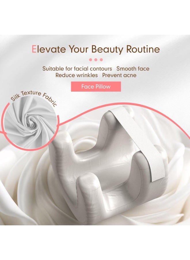 Bukela Anti-Wrinkle Silk Pillow with 3D Massage Nodes - Ergonomic Facial Contour Design for Side/Stomach Sleepers · Reduces Sleep Lines & Boosts Collagen · Hypoallergenic Deep Sleep Solution - Image 5