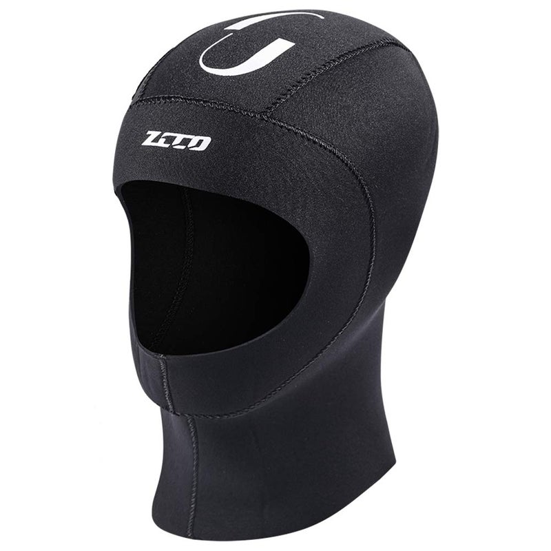 Skyone Neoprene Wetsuit Hood Scuba Diving Hood 3Mm 5Mm For Men Women Youth  Bib Dive Cap Surfing Thermal Hood For Kayaking Snorkeling Swimming Sailing Canoeing Water Sports (3Mm Black  Xl) - Image 1