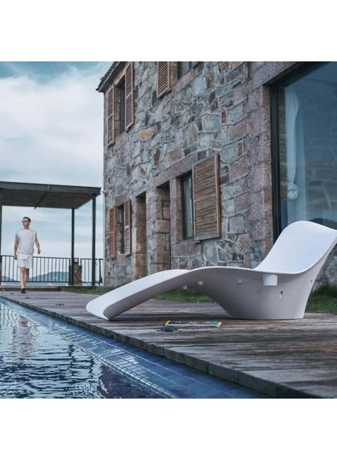 Suncoast Inpool Sun Lounger - White 183x83.5x71cm with #316 Stainless Steel Screws, Pack of 2 - Image 2