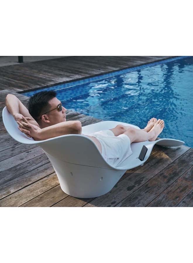 Suncoast Inpool Sun Lounger - White 183x83.5x71cm with #316 Stainless Steel Screws, Pack of 2 - Image 3