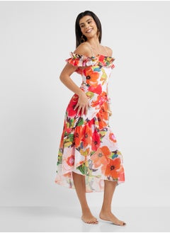 ELLA Floral Print Swimsuit & Beach Skirt  - Image 5