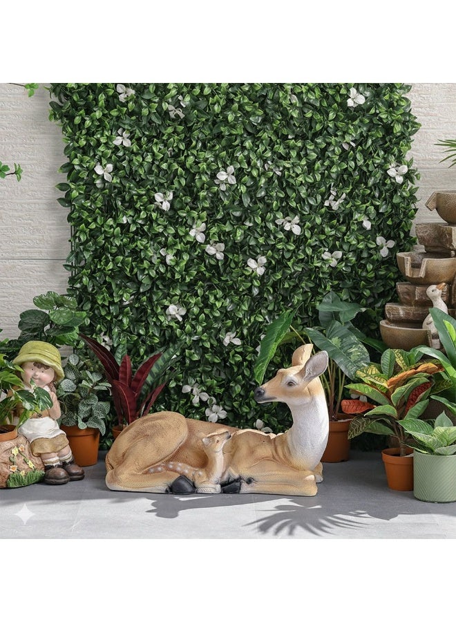 DANUBE HOME تمثال ديكور أنيق على شكل غزال 64×31×40 سم – تمثال رنّة أنيق بتشطيب عصري لتزيين الحديقة، غرفة المعيشة، القاعة، ردهة الفندق – لمسة منزلية فاخرة وفكرة هدية مميزة - Image 4