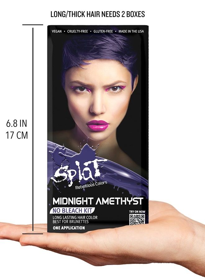 SPLAT Midnight Hair Color Amethyst 6.0 oz Amethyst - Image 3