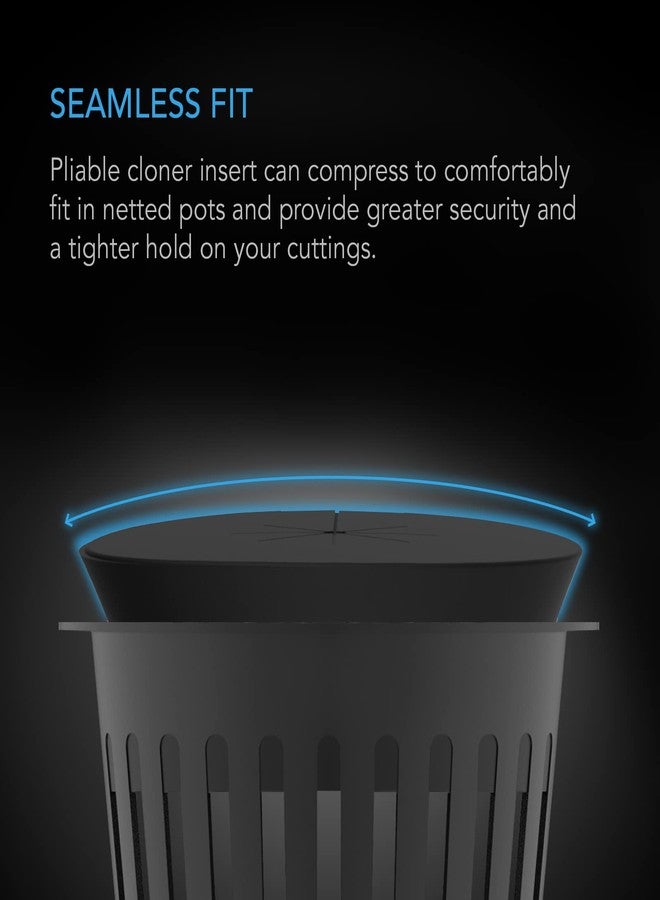 AC Infinity Clone Collar 2-Inch, Cloner Inserts with 8-Spoke Design, 100-Pack for Use with Net Cups in Hydroponics Growing Systems, Aeroponics, Cloning Machines, and Home Gardening - Image 5