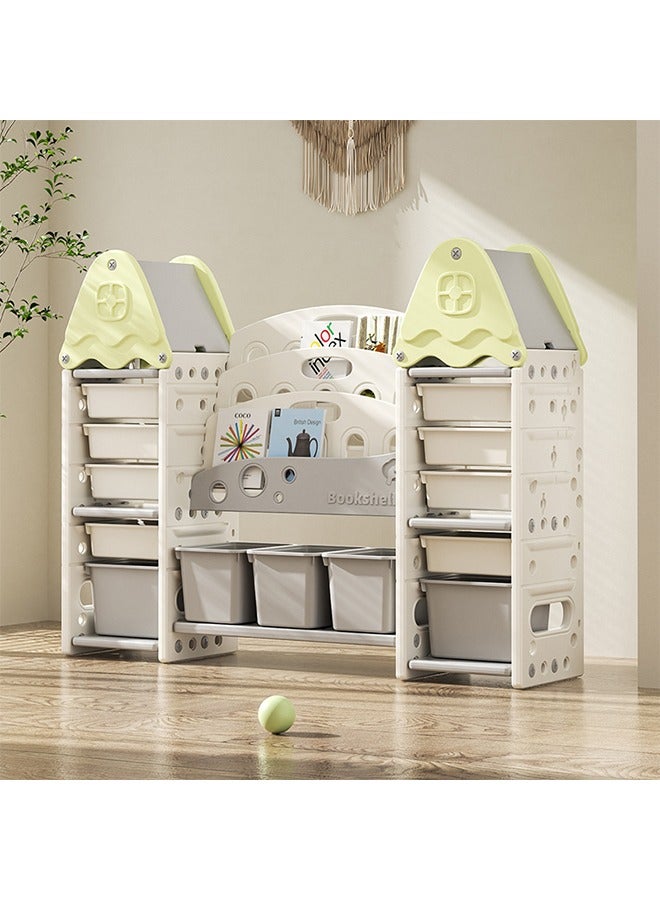 Beauenty Children Deluxe Toy Storage Organizer, Kids Storage Bins Toy Boxes, Children's Toy Storage Rack, Toddler Storage Organizer, Toy Box Organizer（Tree house Toy Storage Organizer） - Image 1