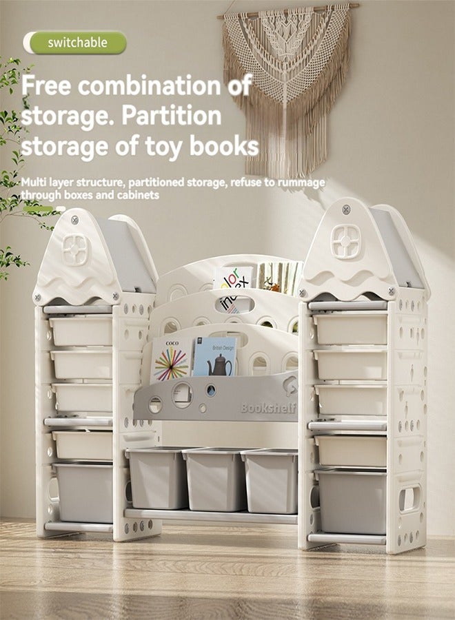 Beauenty Children Deluxe Toy Storage Organizer, Kids Storage Bins Toy Boxes, Children's Toy Storage Rack, Toddler Storage Organizer, Toy Box Organizer（Tree house Toy Storage Organizer） - Image 2