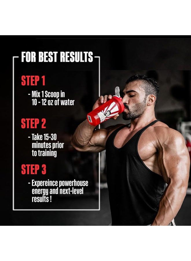 Old School Labs Ultimate 2 Stage Pre Workout for Explosive Energy, Massive Pumps & Laser Focus - Preworkout for Men & Women - Pre Workout Powder with Amino Acids - Natural Ingredients & 250mg Caffeine  - Image 5