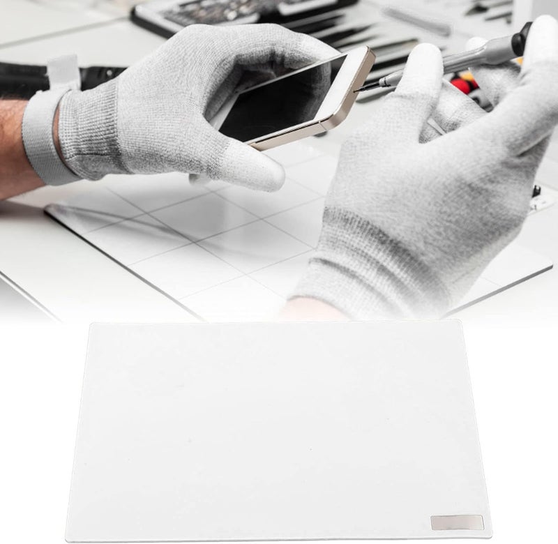 klarako Silicone Soldering Mat, Soldering Stations Computer and Phone Repair High Temperature Resistant Silicone Insulation Soldering Pad 500x350x5.7mm (Jell Color) - Image 2