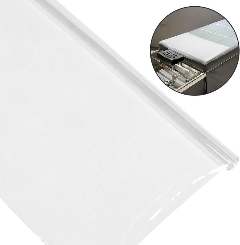 Reinforced Waterproof PVC Mat, Cover Foot Spa Sofa Mat and Anti-Slip Design for Salon Chair and Shampoo Bed Protection - Image 4