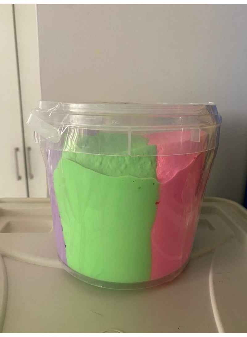 6 colors clay slime soft air dry squishy fun for girls and boys big size 500 grams - Image 1