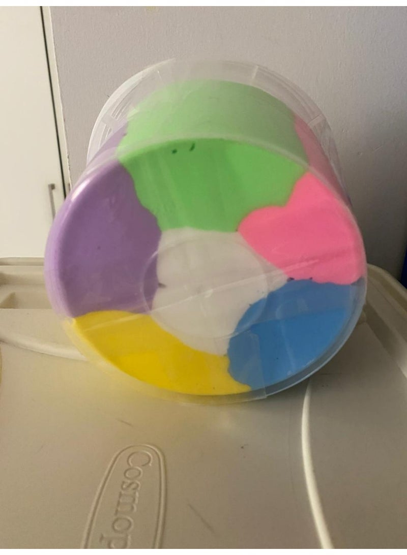 6 colors clay slime soft air dry squishy fun for girls and boys big size 500 grams - Image 2